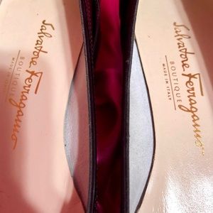 Salvatore Ferragamo Black Patent Leather Flats 8